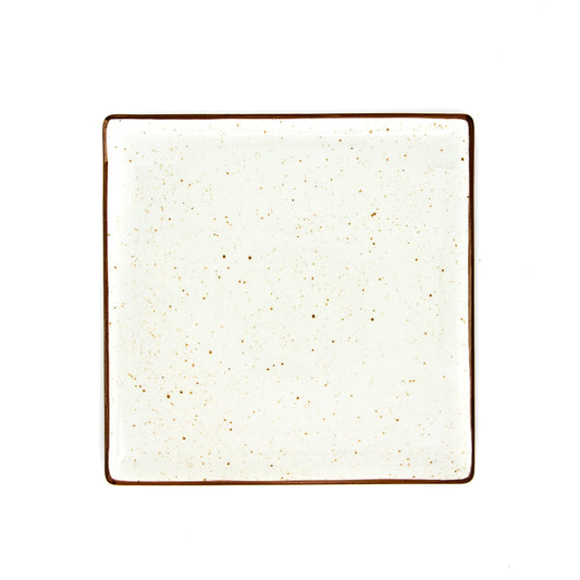 COUNTRY Dessertteller - 20,5 x 20,5 cm - Eierschalen-Beige