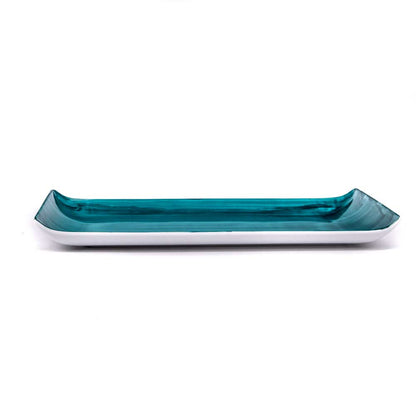 COUNTRY Asia-Platte - 32 x 16,5 cm - Lagunen-Türkis