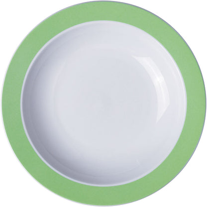 COLOURS Teller tief (mit Fahne) - 42 cl - (Ø 23 cm) - Grün