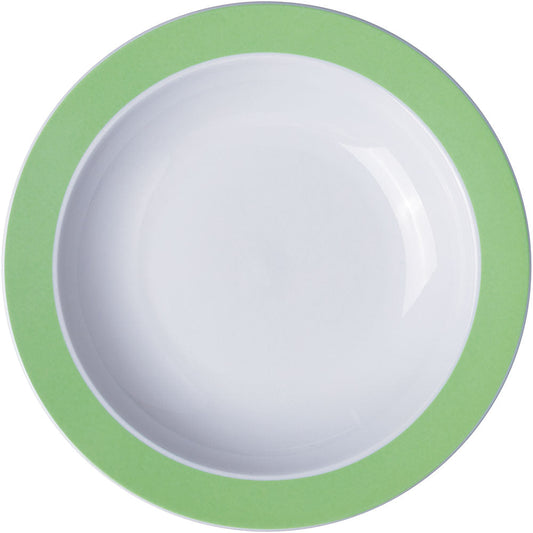 COLOURS Teller tief (mit Fahne) - 42 cl - (Ø 23 cm) - Grün