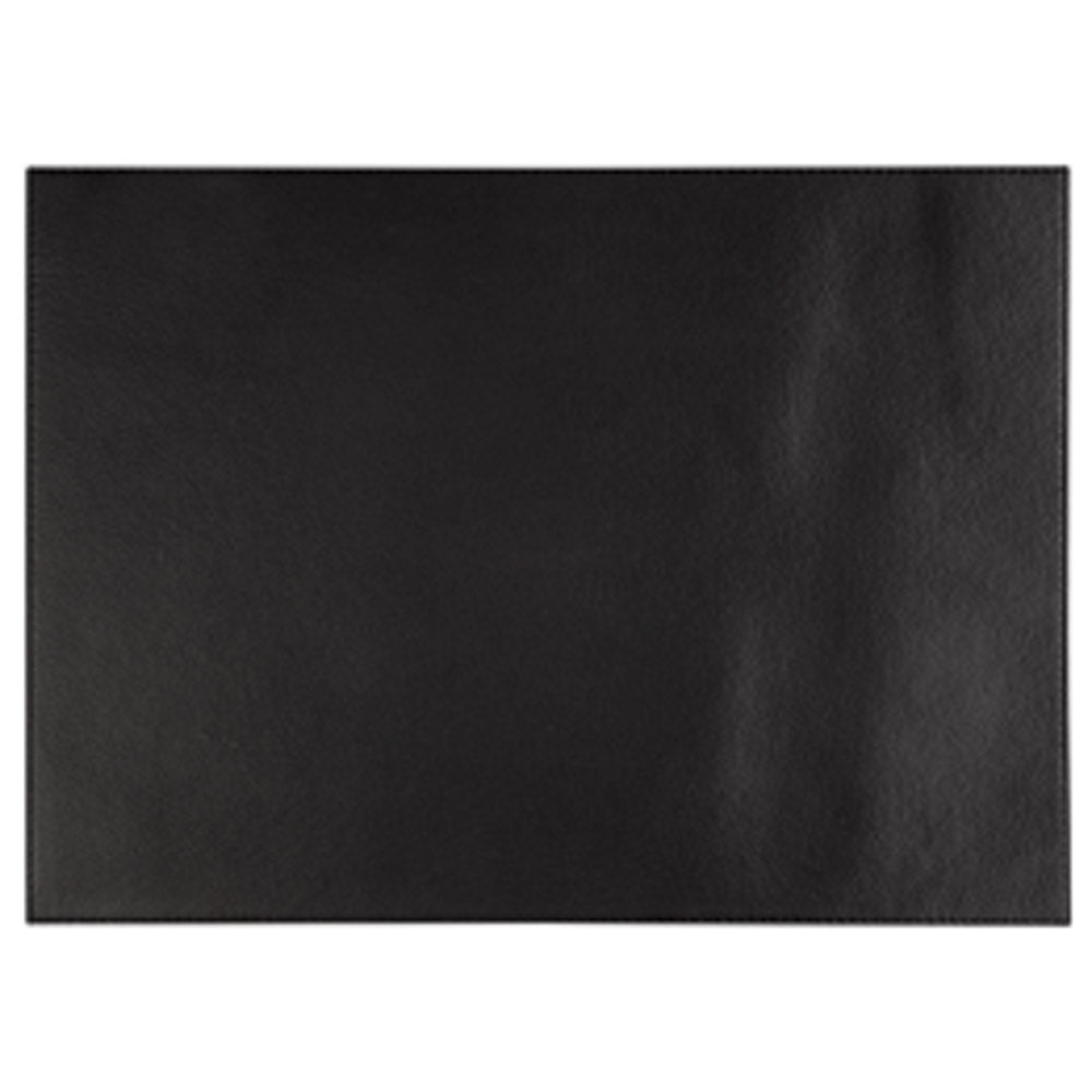 Platzset Kunstleder  44 x 32,5 cm  Schwarz  edles und pflegeleichtes Tischset