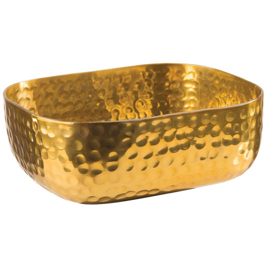SHINY Aluminium-Schale 15,5 x 12 x 5,5 cm (Inhalt 0,7 l) - Goldfarben