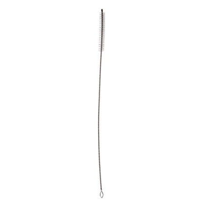 Glas-Trinkhalm Innen-Ø 7 mm x 20 cm (6 Stück + Reinigungsbürste) - gebogen
