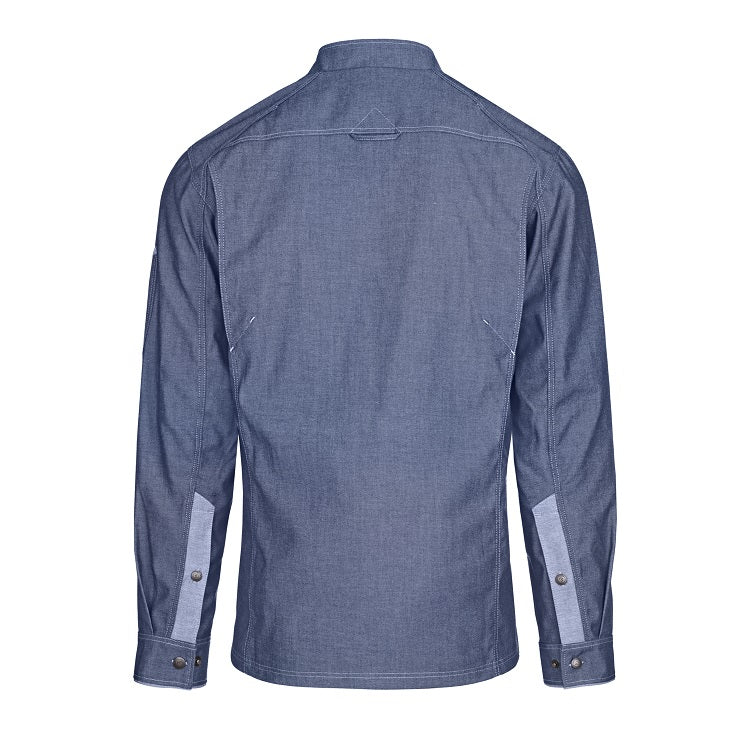 Herren-Kochjacke (Langarm) - Jeans - XL