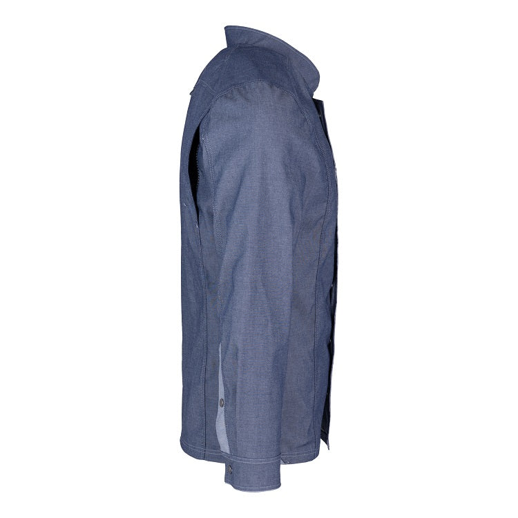 Herren-Kochjacke (Langarm) - Jeans - M
