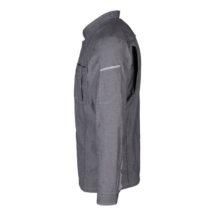 Herren-Kochjacke (Langarm) - Grau - S