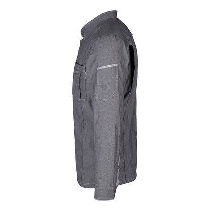 Herren-Kochjacke (Langarm) - Grau - S