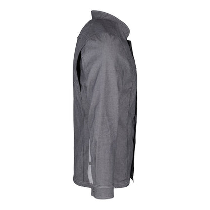 Herren-Kochjacke (Langarm) - Grau - M
