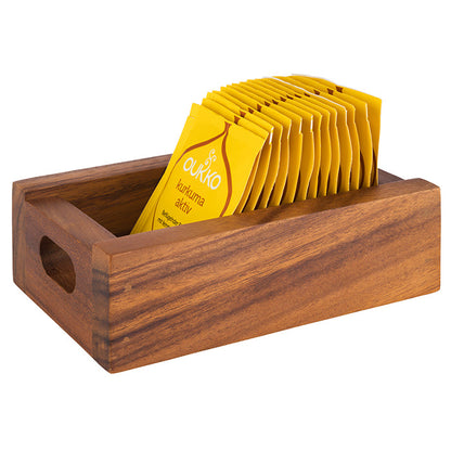 ACACIA Tischbehälter  15 x 9,5 x 5 cm  Akazienholz