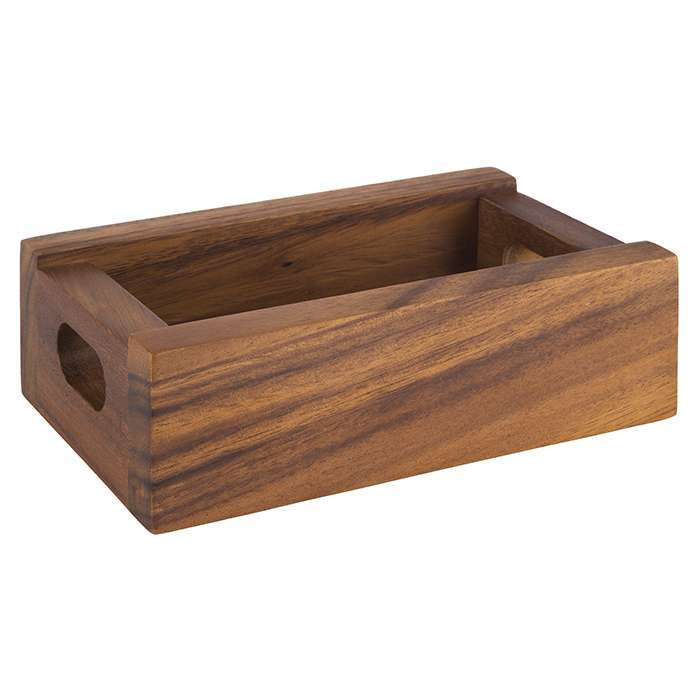 ACACIA Tischbehälter  15 x 9,5 x 5 cm  Akazienholz