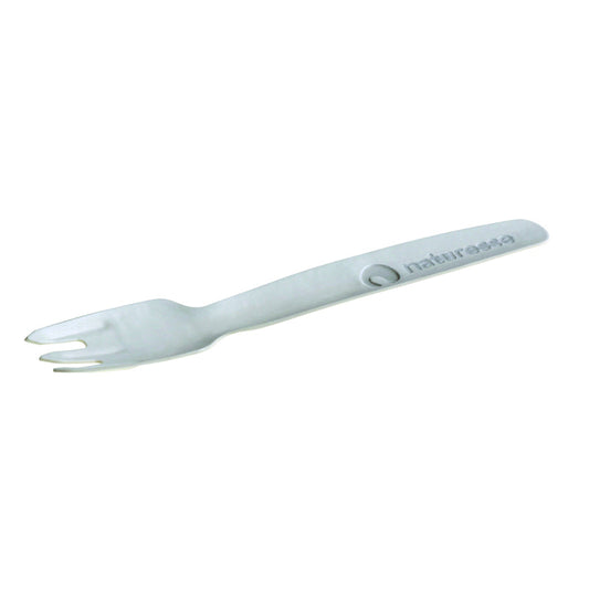 NATURESSE Gabel 16,5 cm - Papier- Weiß (100 Stück)