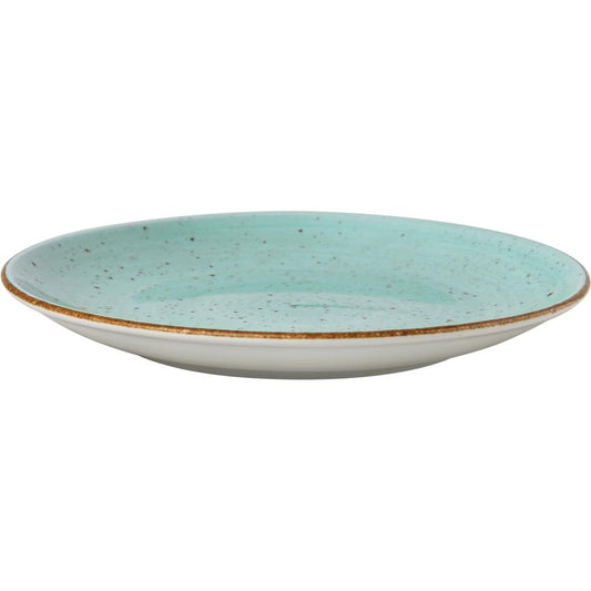 VINTAGE Coupteller Ø 21 cm - Aquamarin
