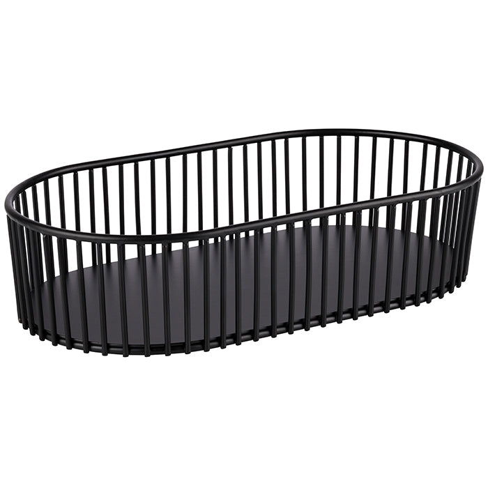 ALL-ROUNDER Korb 29 x 16 x 7 cm - Metall - schwarz