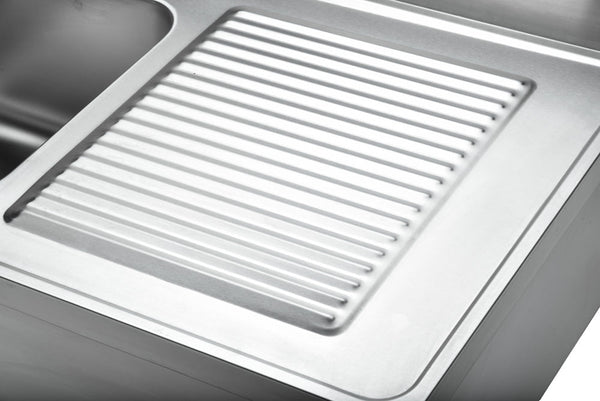 ECOLINE Spültisch 1000x600 mm mit 1 Becken links