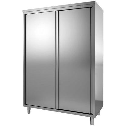 Profiline Hochschrank 800x600 mit Flügeltür - Edelstahl