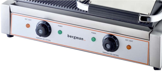 ECOLINE Elektro-Kontaktgrill gerillt - 2 x 1,8 kW