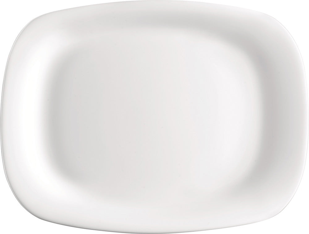 GRANGUSTO Platte, Rechteckig - 28 x 21 cm - weiß