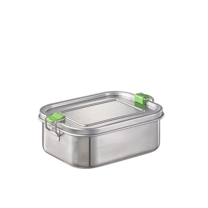 Lunchbox  M - 18,5 x 13,5 x 6,5 cm  - Edelstahl
