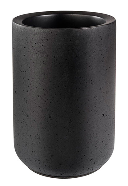 ELEMENT - Flaschenkühler - Ø 12 x 19 cm - Schwarz - Beton