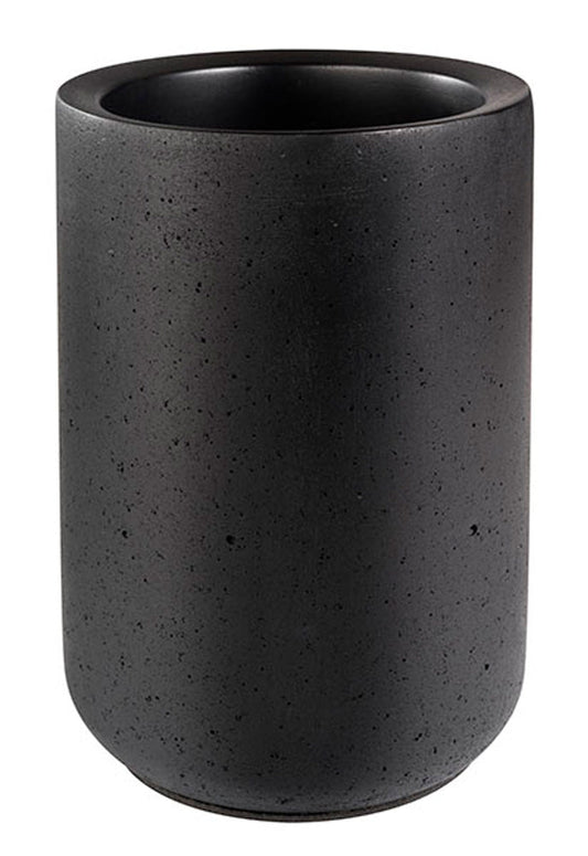 ELEMENT - Flaschenkühler - Ø 12 x 19 cm - Schwarz - Beton