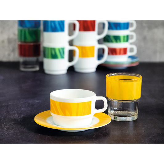 NATURA Kaffee-Untertasse - Ø 14 cm - Gelb