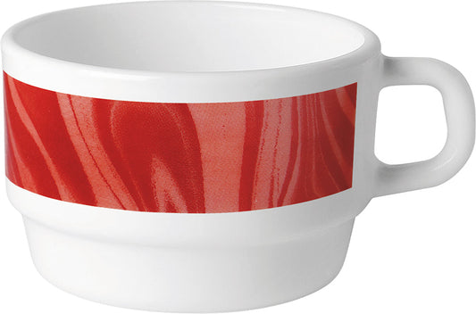 NATURA Kaffee-Obertasse - 22 cl (stapelbar) - Rot
