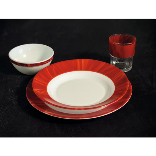 NATURA Stapelschale - Ø 12 x 4,9 cm - Inhalt 31,5 cl - Rot