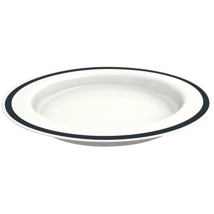 MODELL 921 - VITAL Teller, Menü- Ø 27 x 3 cm - 42,5 cl - Rand Anthrazit (SAN)