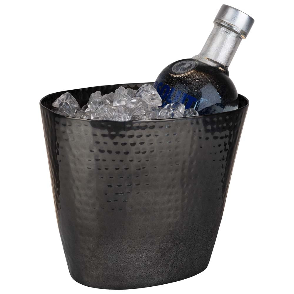 Wein- & Sektkühler - 20,5 x 14 cm - Aluminium -Anthrazit