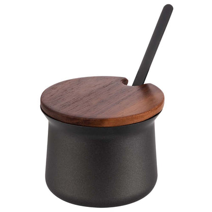 Milch & Zucker-Set - 5- teilig - Schwarz