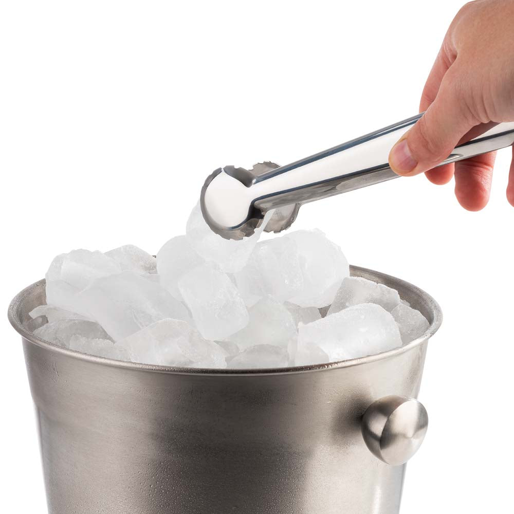 Eiszange  - 20 cm - Edelstahl - Silber