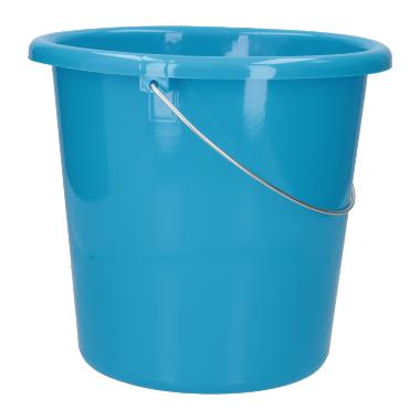 Kunststoffeimer - mit Henkel - 10 l - Blau