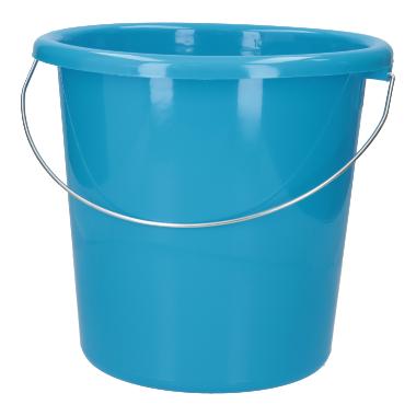 Kunststoffeimer - mit Henkel - 10 l - Blau
