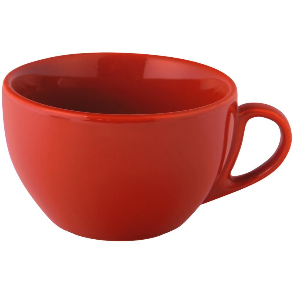 NANA Cappuccinotasse- 28 cl  - (Ø 10 x 5,5 cm) - Kaminrot