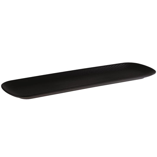 NERO Tablett GN 2/4 - Melamin - Schwarz