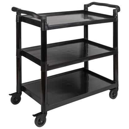 READY Servierwagen Kunststoff - 108 x 50 x 96 cm (schwarz)