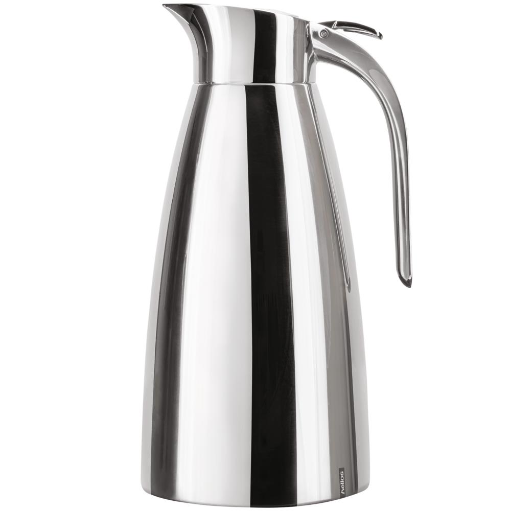 DIAMANT Edelstahl-Thermokanne mit Klappdeckel - 1 L