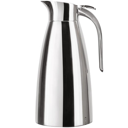 DIAMANT Edelstahl-Thermokanne mit Klappdeckel - 1 L