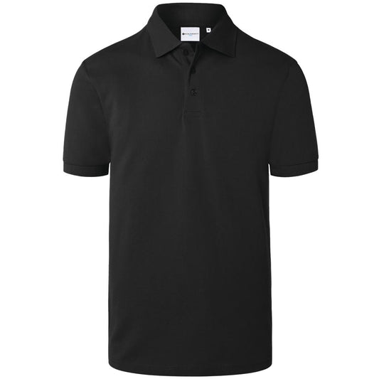 Herren-Poloshirt - Schwarz - 4XL