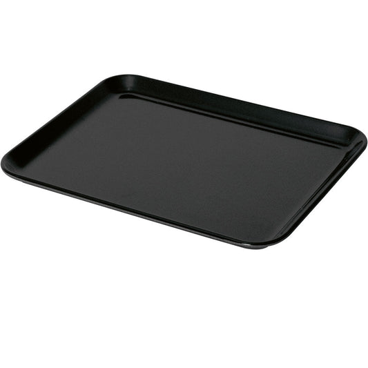 Melamin-Platte 24 x 18 cm - schwarz