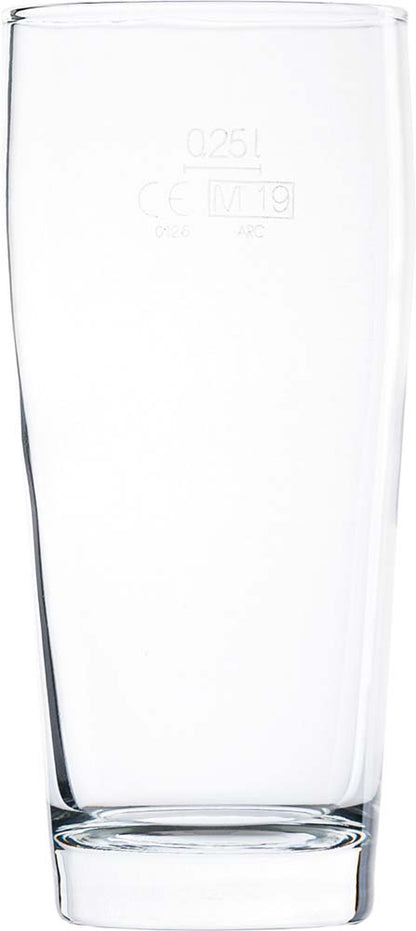 WILLI Trinkglas - 32 cl /-/ 0,25 l (Ø 6,7 x 14,2 cm) - geeicht /-/ 0,3 l