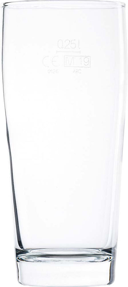 WILLI Trinkglas - 32 cl /-/ 0,25 l (Ø 6,7 x 14,2 cm) - geeicht /-/ 0,3 l