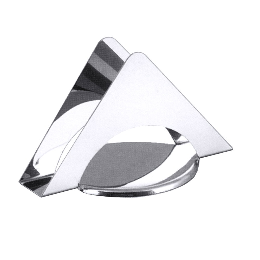 Serviettenhalter dreieckig poliert - 12 x 8 x 7,5 cm