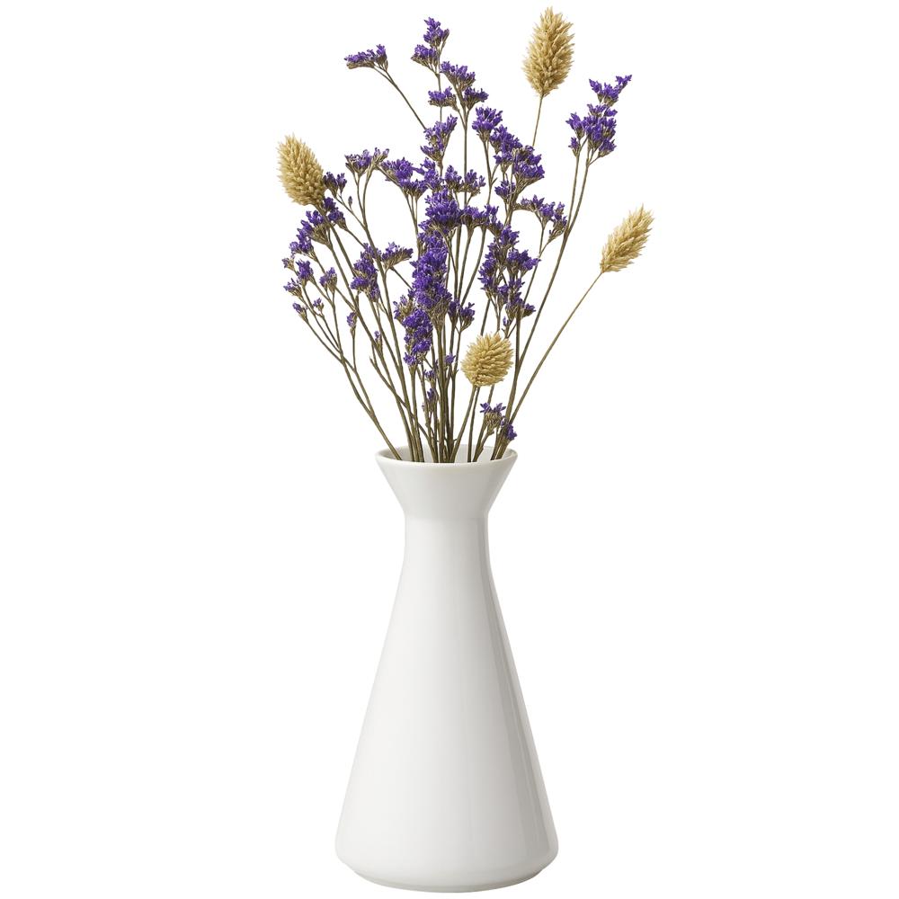TROMBA Vase  Ø 7,5 x 14,5 cm  gerade Form  elegante Vase für Einzelblumen