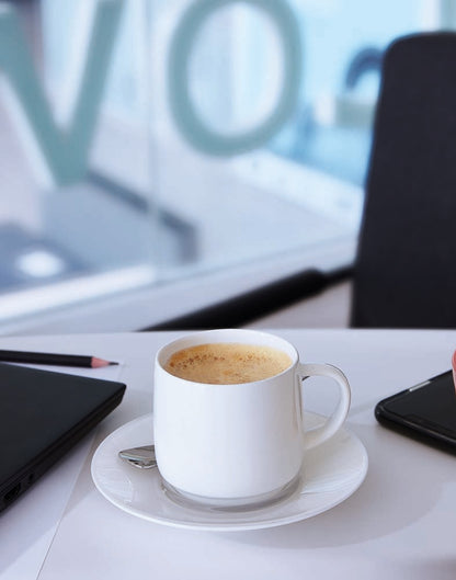 INTENSITY WHITE Kaffee-Untere - Ø 14 cm