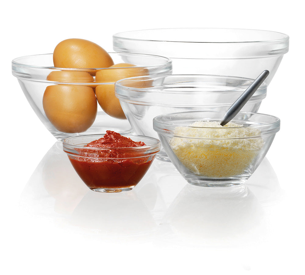 POMPEI Glasschüssel stapelbar - Ø 17 x 8,5 cm  - 1,06 l