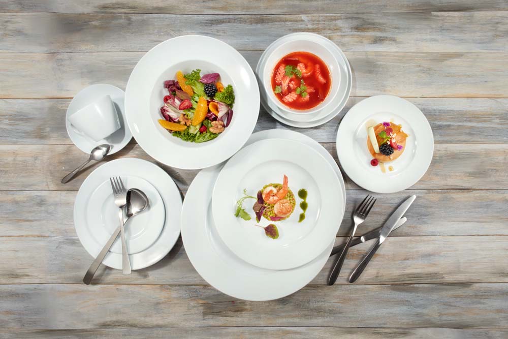 NORWAY Dessertteller (mit Fahne) - (Ø 20,5 cm)