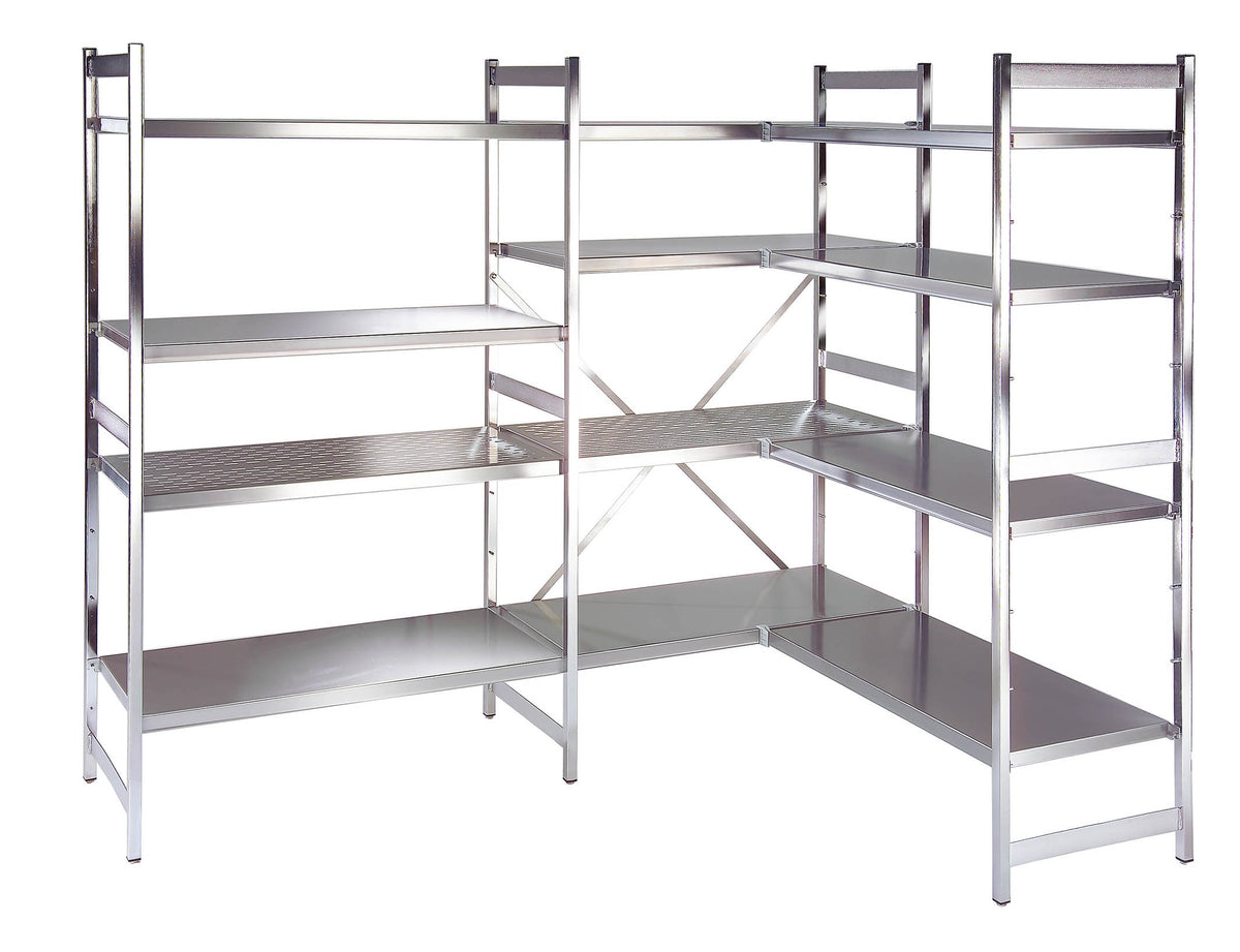 PREMIUM-RACK Aluminium-Seitenteil für Regalsysteme  180 x 50 cm