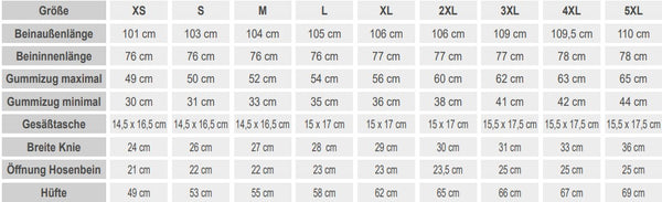Schlupfhose - Weiß  - Unisex - L