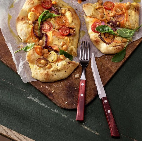 CHURRASCO Pizza-/Steakmesser - Rot - 21,5 cm